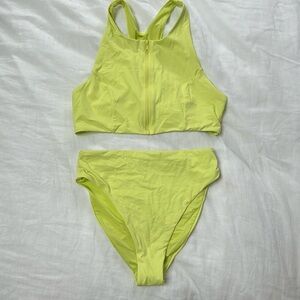 Weworewhat neon swimsuit